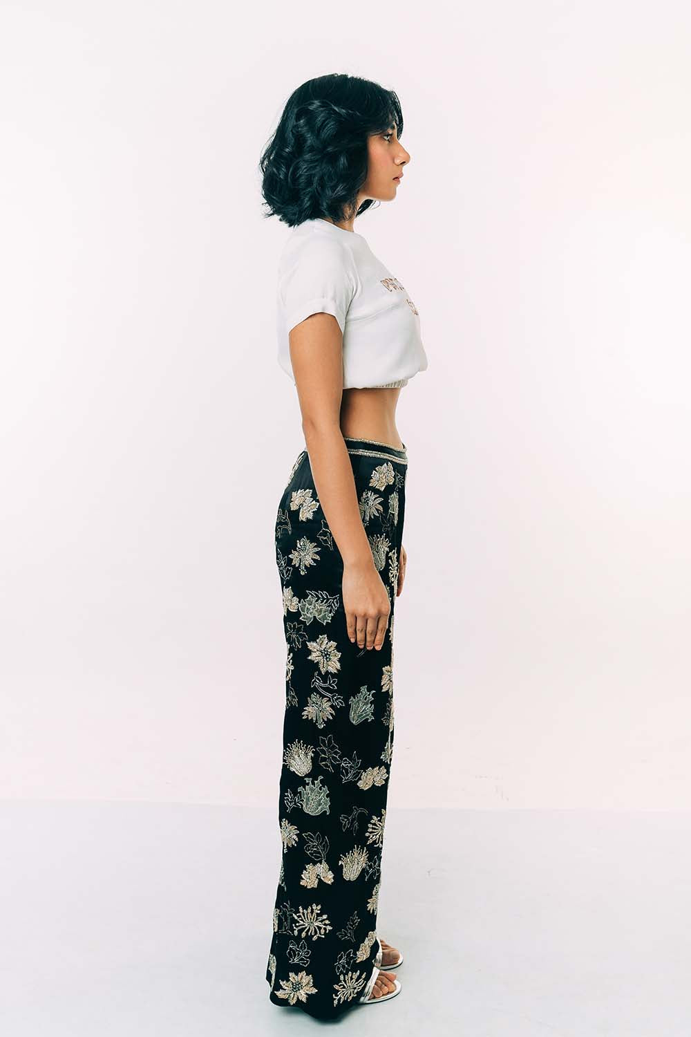 Heavy Embroidered Morris Pants