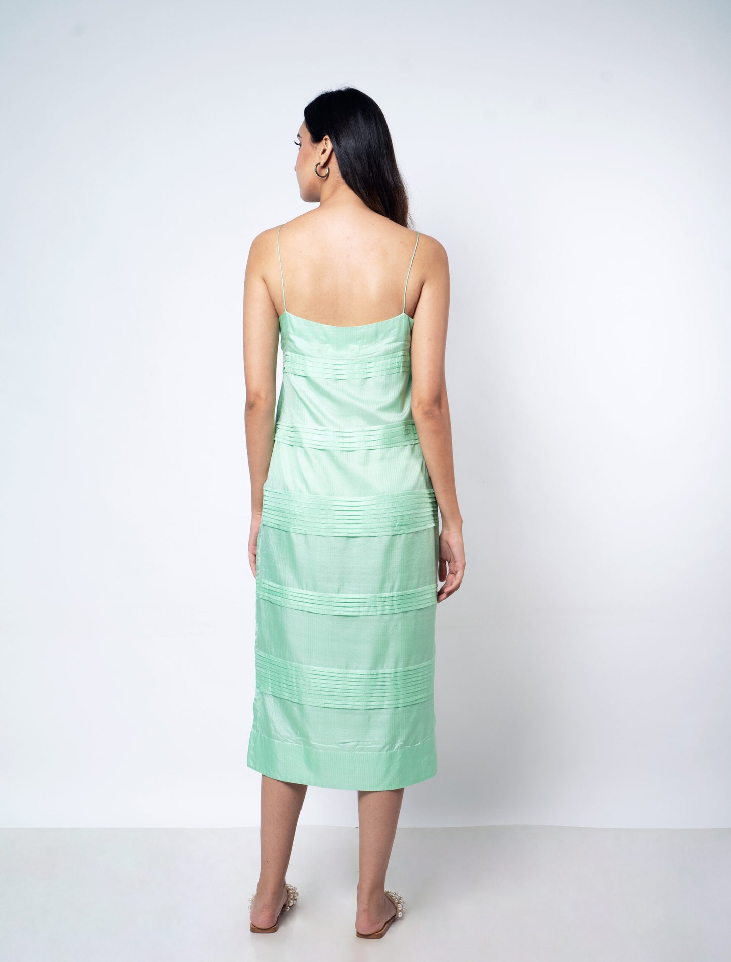 Green Slip Dress