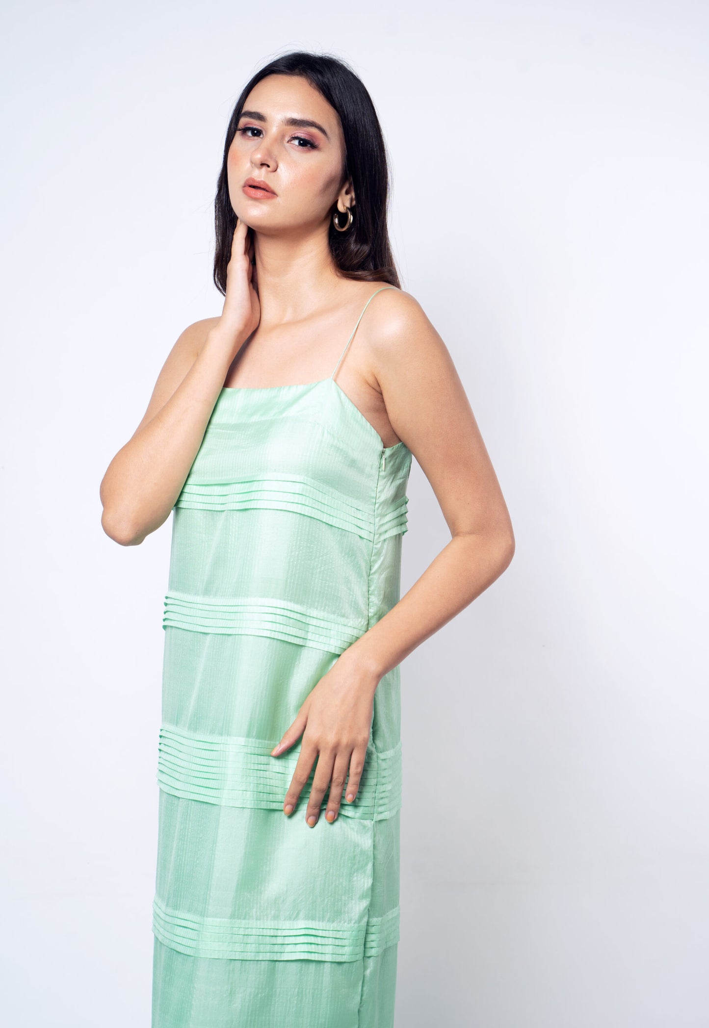 Green Slip Dress