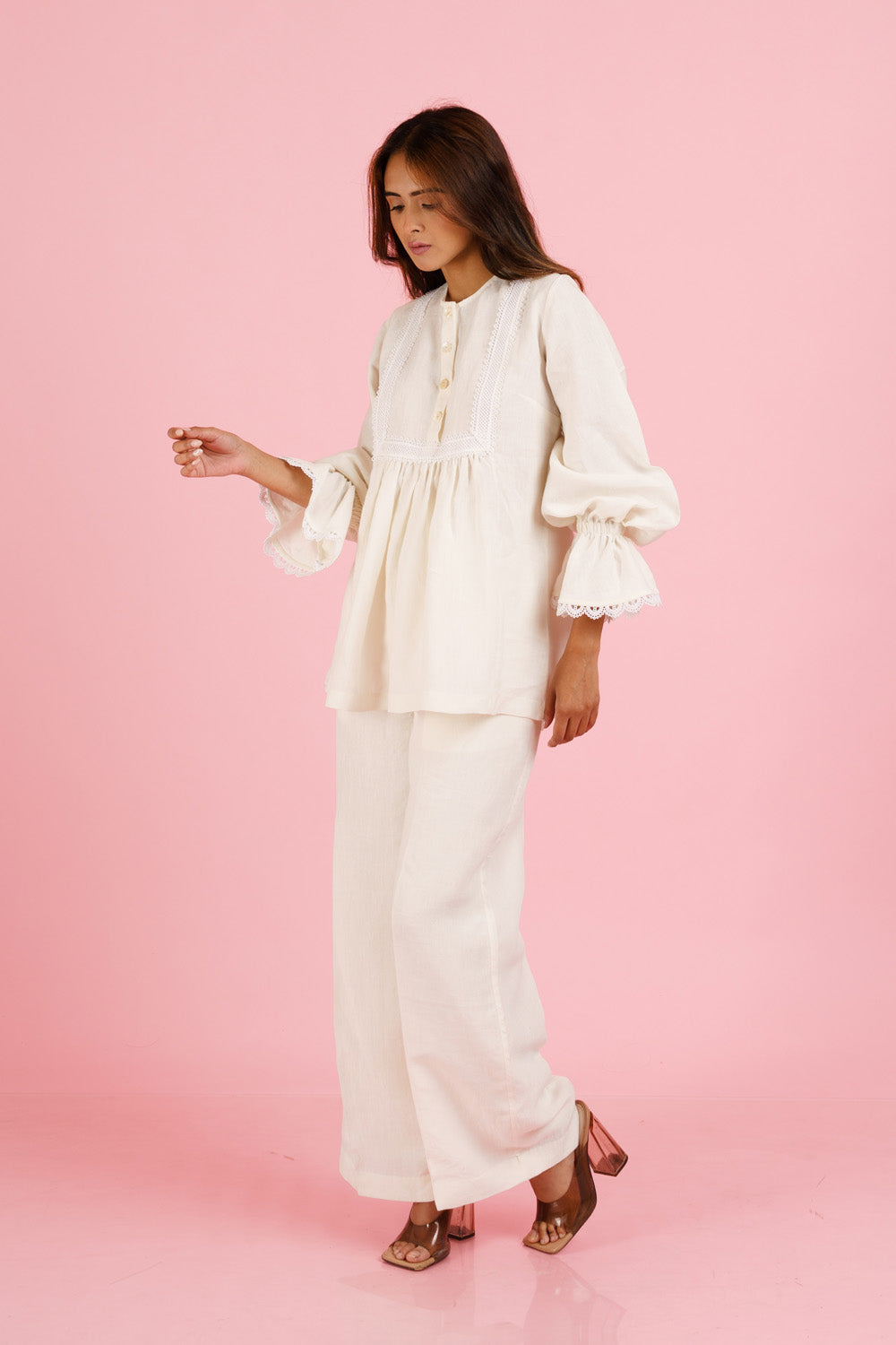 Pearl Co-ord Set - White