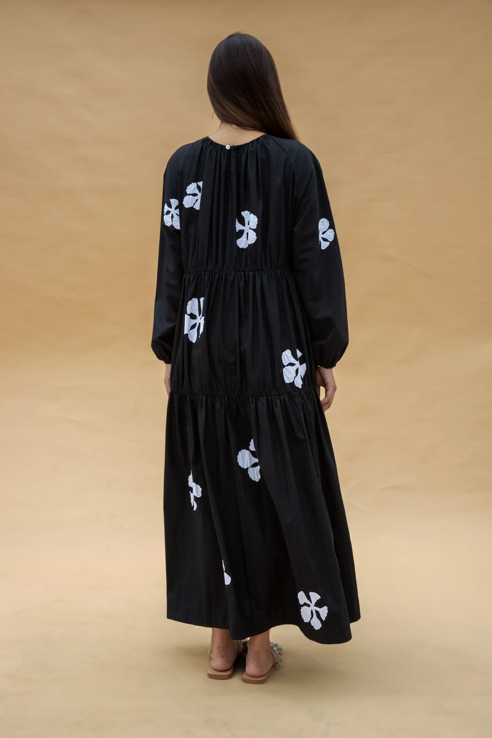 Gai Dress - White and Black