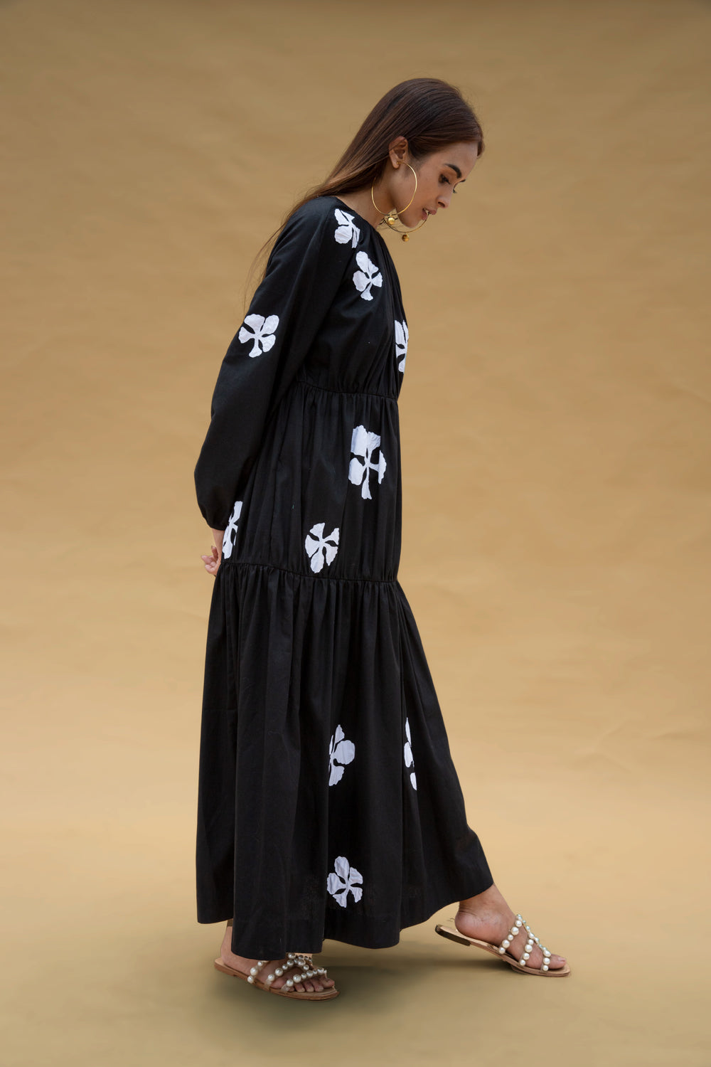 Gai Dress - White and Black